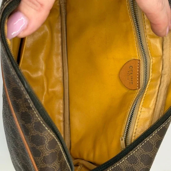 Celine Toiletry Cosmetic Bag Authentic GUC VINTAGE - Picture 9 of 14